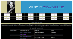 Desktop Screenshot of drcalle.com